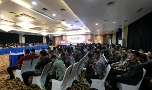 Kepolisian Daerah (Polda) Sumatera Selatan (Sumsel) menggelar Sidang Terbuka Penetapan Kelulusan Akhir Penerimaan Terpadu Bintara dan Tamtama Polri Tahun Anggaran 2026. (BEKISARMEDIA.ID/WAHYUDI) Kepolisian Daerah (Polda) Sumatera Selatan (Sumsel) menggelar Sidang Terbuka Penetapan Kelulusan Akhir Penerimaan Terpadu Bintara dan Tamtama Polri Tahun Anggaran 2026. (BEKISARMEDIA.ID/WAHYUDI)