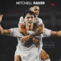 Mitchell Baker melakukan selebrasi usai menciptakan gol ke gawang kamboja. (foto : IG @timnasindonesia)