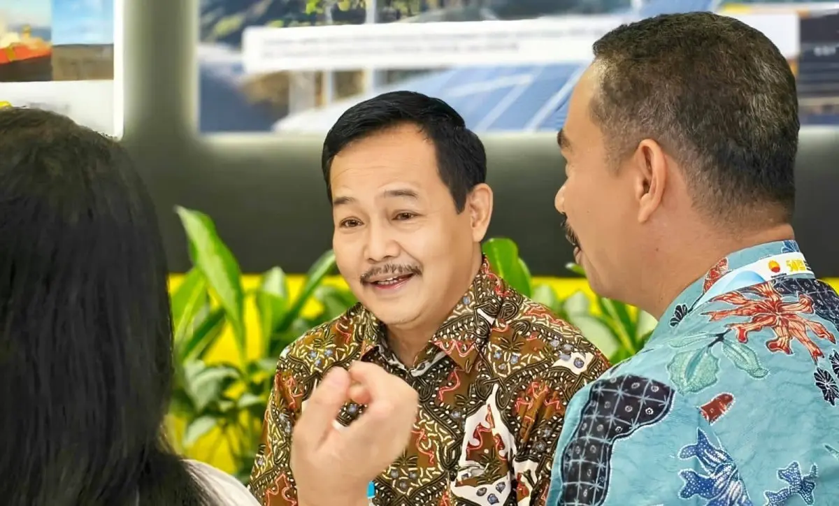 Wakil Bupati (Wabup) Kabupaten Muba, Abdur Rohman Husen, saat menjadi pembicara dalam forum IPA-ADPMET Corner Talk di kawasan ICE BSD, Tangerang, Banten, pada hari Kamis, tanggal 21 Mei 2026. (BEKISARMEDIA.ID/HAIRUDIN)