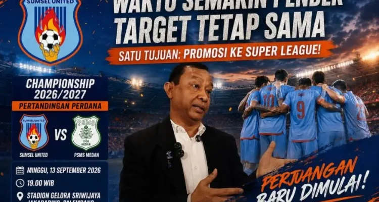 Saatnya Sumsel United Membuktikan Diri di Championship Musim 2026/2027. (BEKISARMEDIA.ID/HAIRUDIN)