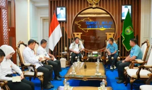 Herman Deru saat menerima audiensi jajaran pengurus ALTI Sumsel di Ruang Tamu Gubernur Sumsel, Rabu, 2 September 2026. (BEKISARMEDIA.ID/ANGGA)