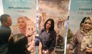 Berlliana Lovell saat menghadiri pemutaran perdana terbatas (special screening) film Ibadah & Cinta di XXI Palembang Square, Minggu, 20 September 2026. (BEKISARMEDIA.ID/ANGGA)
