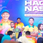 Peringatan Hari Olahraga Nasional (HAORNAS) ke-43 Tahun 2026 di Pendopoan Griya Bumi Serasan Sekate, Rabu, 23 September 2026. (BEKISARMEDIA.iD/ANGGA)