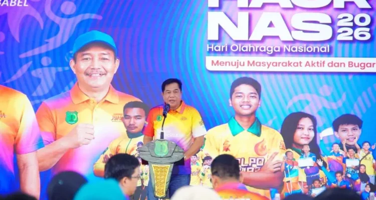 Peringatan Hari Olahraga Nasional (HAORNAS) ke-43 Tahun 2026 di Pendopoan Griya Bumi Serasan Sekate, Rabu, 23 September 2026. (BEKISARMEDIA.iD/ANGGA)