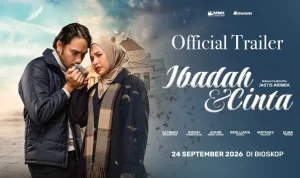 Industri perfilman nasional kembali menghadirkan tontonan bertema drama keluarga dan percintaan, melalui perilisan film terbaru berjudul Ibadah & Cinta. (BEKISARMEDIA.ID/HAIRUDIN)