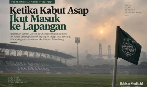 Di Palembang, salah satunya datang dalam bentuk kabut asap, yang dalam beberapa hari terakhir semakin terasa dalam kehidupan masyarakat. (BEKISARMEDIA.ID/HAIRUDIN)