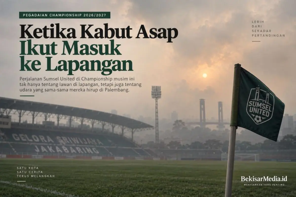 Di Palembang, salah satunya datang dalam bentuk kabut asap, yang dalam beberapa hari terakhir semakin terasa dalam kehidupan masyarakat. (BEKISARMEDIA.ID/HAIRUDIN)