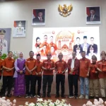Wali Kota Palembang, Ratu Dewa, menghadiri acara pelantikan kepengurusan Dewan Pengurus Daerah (DPD) Advokasi Rakyat Untuk Nusantara (ARUN) Sumatra Selatan (Sumsel) Tahun 2026. (BEKISARMEDIA.ID/HAIRUDIN)