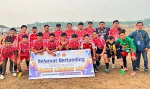 Noto United tampil luar biasa dominan saat berhadapan dengan Titan FC pada laga perdana turnamen antar-klub desa se Kecamatan Rambutan, Kabupaten Banyuasin. (BEKISARMEDIA.ID/TRI)