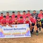 Noto United tampil luar biasa dominan saat berhadapan dengan Titan FC pada laga perdana turnamen antar-klub desa se Kecamatan Rambutan, Kabupaten Banyuasin. (BEKISARMEDIA.ID/TRI)