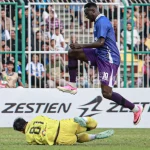 Bertandang ke Stadion Galuh Ciamis menghadapi PSGC Ciamis, Sabtu sore, 19 September 2026, Sumsel United harus mengakui keunggulan tuan rumah dengan skor akhir 0-2. Dua gol kemenangan PSGC Ciamis diborong oleh penyerang berpengalaman, Ezechiel Ndouasel, masing-masing pada menit ke-36 dan menit ke-57. (FOTO: BEKISARMEDIA.ID/INSTAGRAM PSGC CIAMIS)