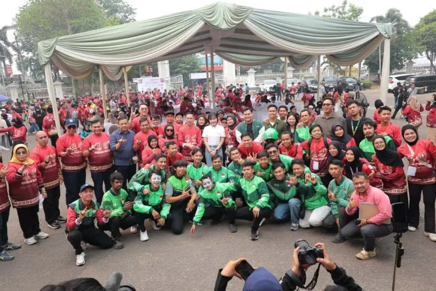 Wali Kota Palembang, Drs. Ratu Dewa, M.Si., menghadiri kegiatan Pekan Tuli Internasional dan Hari Bahasa Isyarat Internasional Tahun 2026 di Kota Palembang. (BEKISARMEDIA.ID/ANGGA)