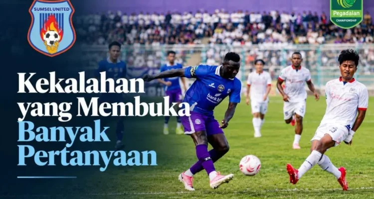 Bertanding di Stadion Galuh, Ciamis, Sabtu, 19 September 2026, Sumsel United gagal membawa pulang poin, setelah dua gol Ezechiel Ndouasel pada menit ke-36 dan ke-57 memastikan kemenangan tuan rumah. (BEKISARMEDIA.ID/HAIRUDIN)