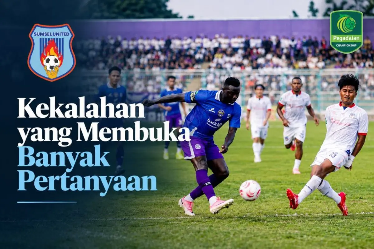 Bertanding di Stadion Galuh, Ciamis, Sabtu, 19 September 2026, Sumsel United gagal membawa pulang poin, setelah dua gol Ezechiel Ndouasel pada menit ke-36 dan ke-57 memastikan kemenangan tuan rumah. (BEKISARMEDIA.ID/HAIRUDIN)