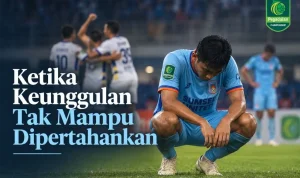 Pada pertandingan ketiga Pegadaian Championship 2026/2027, Sabtu, 26 September, Sumsel United harus menerima kekalahan 1–2 dari PSPS Pekanbaru, setelah sempat unggul lebih dahulu melalui gol Ahmad Aidil Subhi pada menit kesembilan. (BEKISARMEDIA.ID/HAIRUDIN)