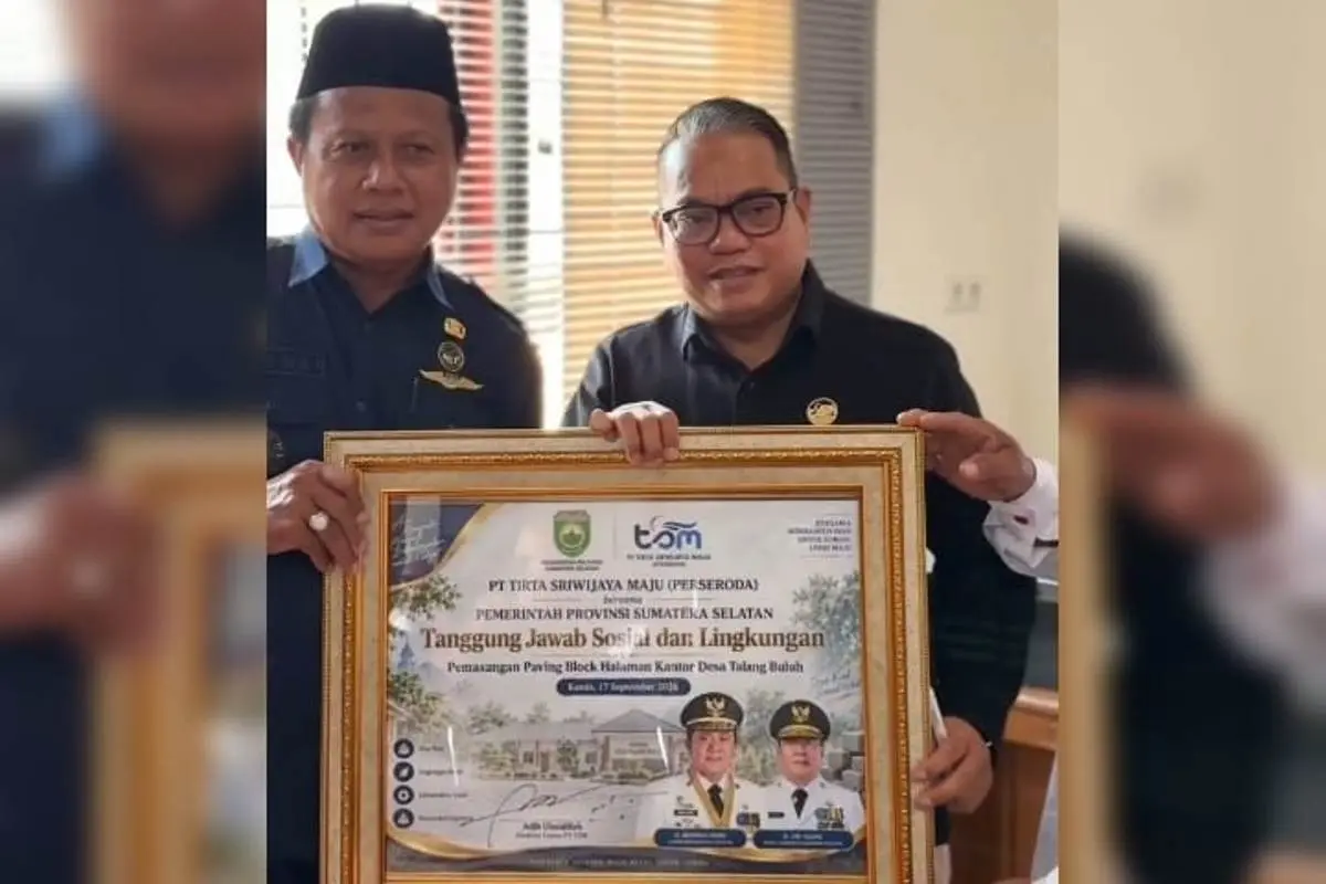 Warga Desa Talang Buluh, Kabupaten Banyuasin, menyelenggarakan acara tasyakuran dan doa bersama pada hari Kamis, 17 September 2026. (BEKISARMEDIA.ID/WAHYUDI)