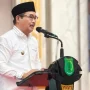 Wakil Bupati Kabupaten Musi Banyuasin (Muba), Abdur Rohman Husen, menghadiri Haflah Khotmil Qur’an ke-XII sekaligus Peringatan Hari Santri Nasional Zona 4 Kabupaten Muba, di Pondok Pesantren (Ponpes) Annur, Desa Gajah Mati, Kecamatan Babat Supat, Kamis, 22 Oktober 2026. (BEKISARMEDIA.ID/HAIRUDIN)