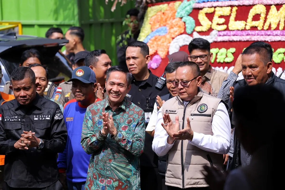 Ratu Dewa dalam acara silaturahmi dan Pengukuhan Pengurus Himpunan Sanak Broyot Epil (HSBE) Periode 2026–2031 di Hotel Swarna Dwipa, Palembang, Sabtu, 31 Oktober 2026. (BEKISARMEDIA.ID/HAIRUDIN)