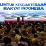 kehadiran Bupati Muba, Toha Tohet, didampingi Sekretaris Daerah Kabupaten Muba, Drs. Syafaruddin, M.Si., serta jajaran terkait, dalam Rapat Koordinasi Nasional (Rakornas) Tim Percepatan Akses Keuangan Daerah (TPAKD) Tahun 2026 di Jakarta, Kamis, 22 Oktober 2026. (BEKISARMEDIA.ID/HAIRUDIN)